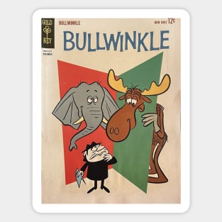 Bullwinkle Comic Book - Distressed, Retro, Authentic Magnet